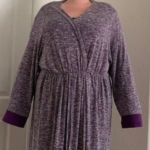 Purple Knit Robe